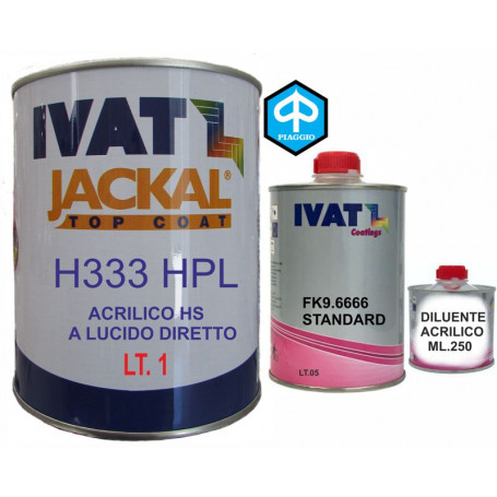 Piaggio 355 KIT vernice acrilica  IVAT 333 HS 2:1 +cat.re + diluente