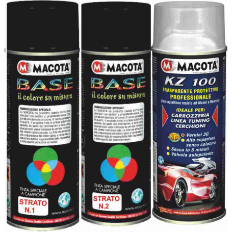 kit tinta a tre strati HONDA R151CU  CANDY GRACEFUL RED PEARL